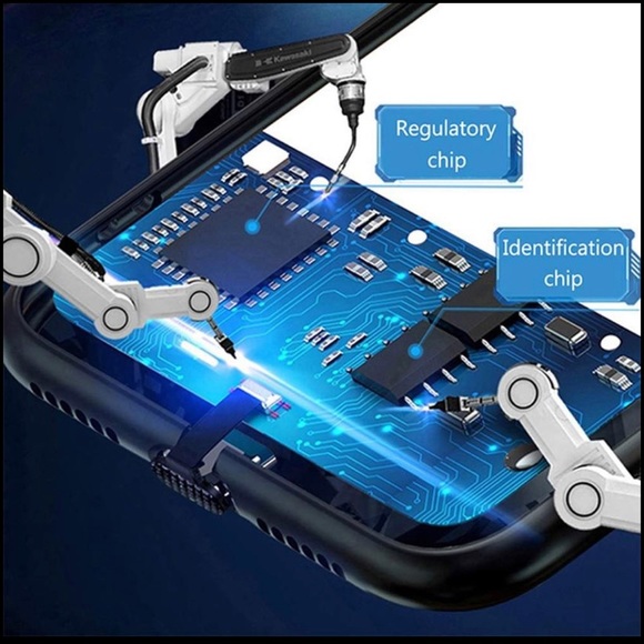 LED Smart Luxury iPhone 13 Series Tempered Glass Cases - Trip To The Moon Design - Picture 6 of 6